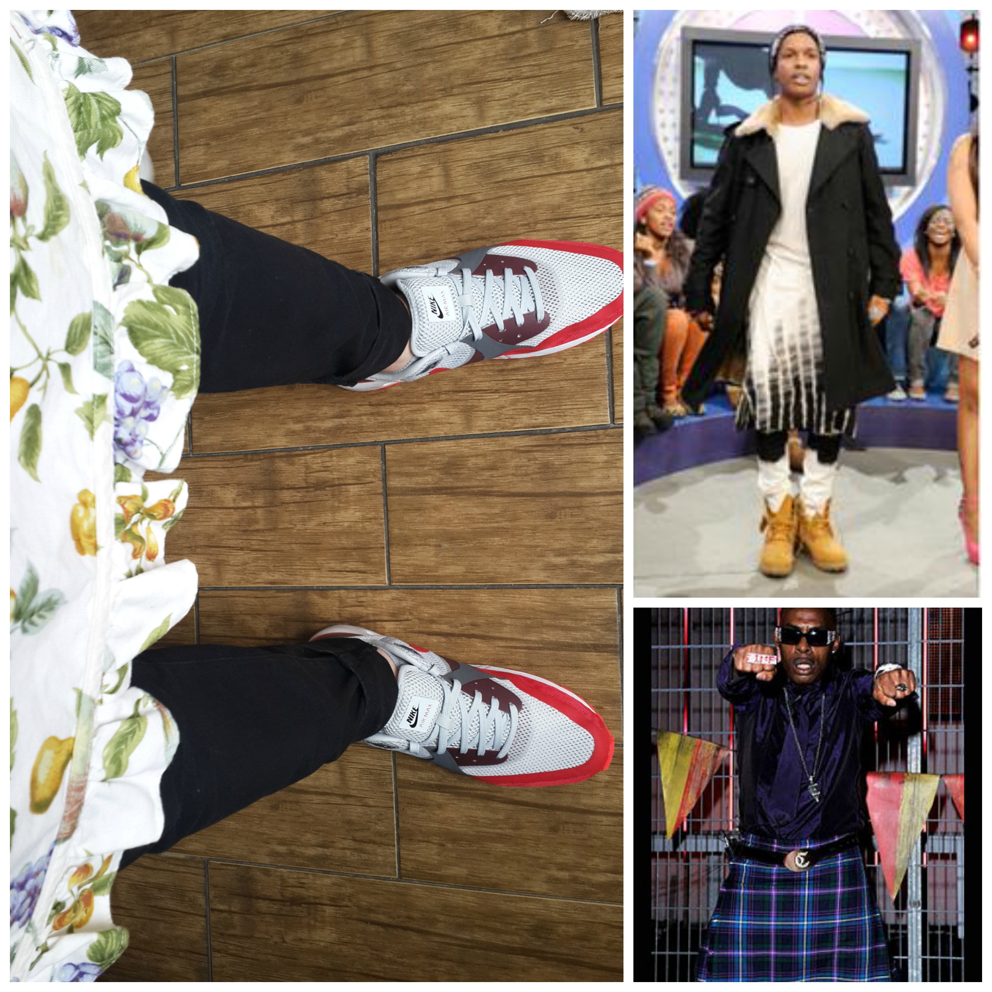 Rappers in skirts...