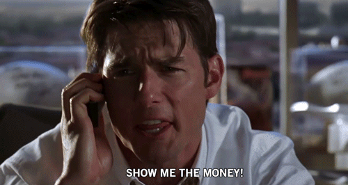 Show me the money GIF