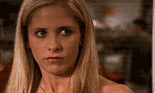 Buffy Staring GIF