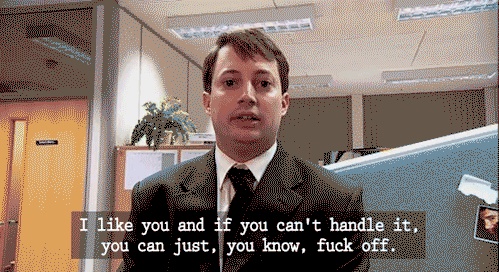 Peep Show Fuck Off GIF
